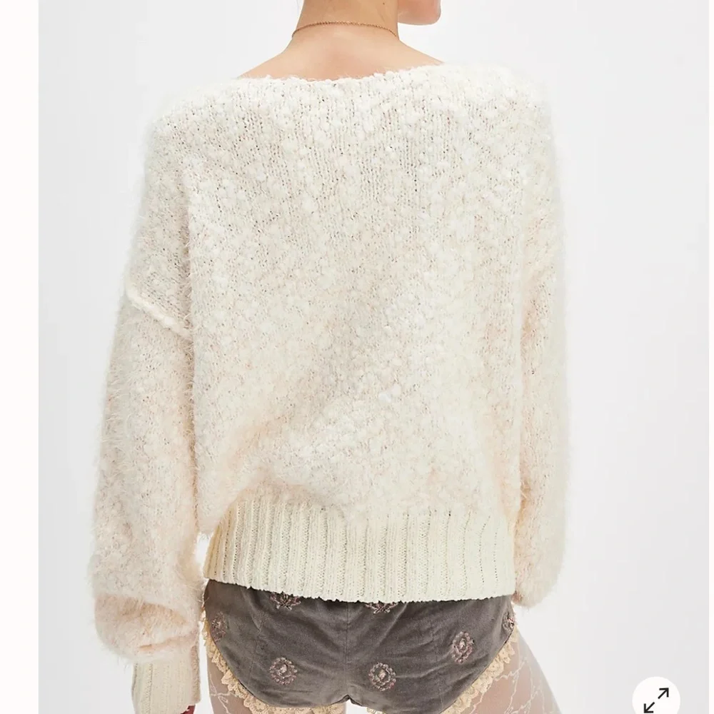 🔥 Free People Pullover Cozy Cream Sweater